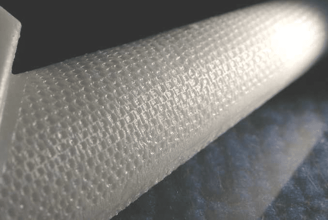 Exactech InterSpace Spacer. The spacer’s textured finish increases its surface area, which allows for greater antibiotic release.