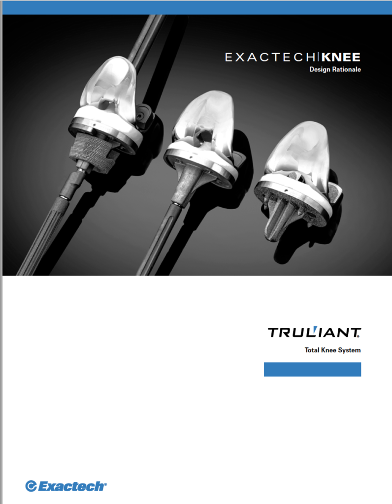 Truliant Knee System Design Rationale 120000131 Rev. A