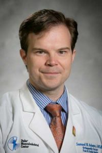 Samuel Adams, MD, of Duke University, performed a surgery to launch the Vantage® Ankle Fixed Bearing Flat Cut Talus implant.