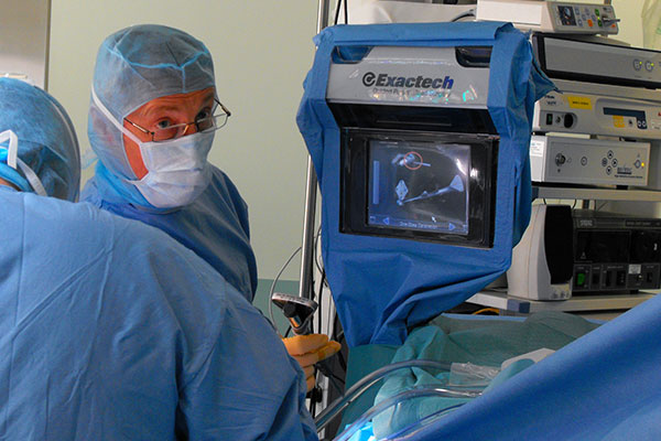 Exactech GPS used in operating room