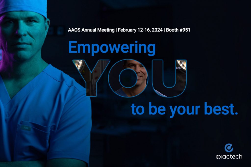 Exactech AI Ecosystem of Smart Solutions to be Showcased at the 2024 AAOS Annual Meeting – Booth 951