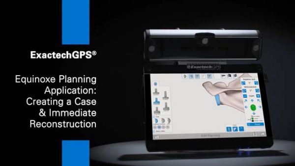 Equinoxe Planning Application Creating a Case Immediate Reconstruction