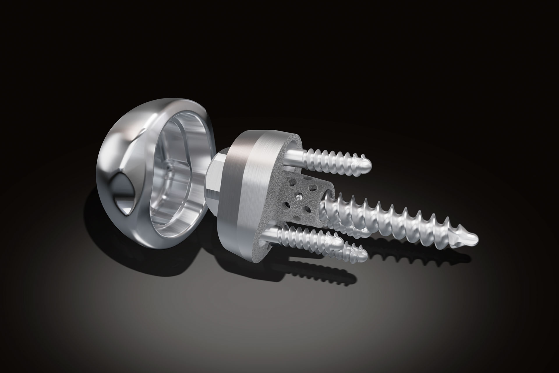 Equinoxe Shoulder Central Screw Baseplate